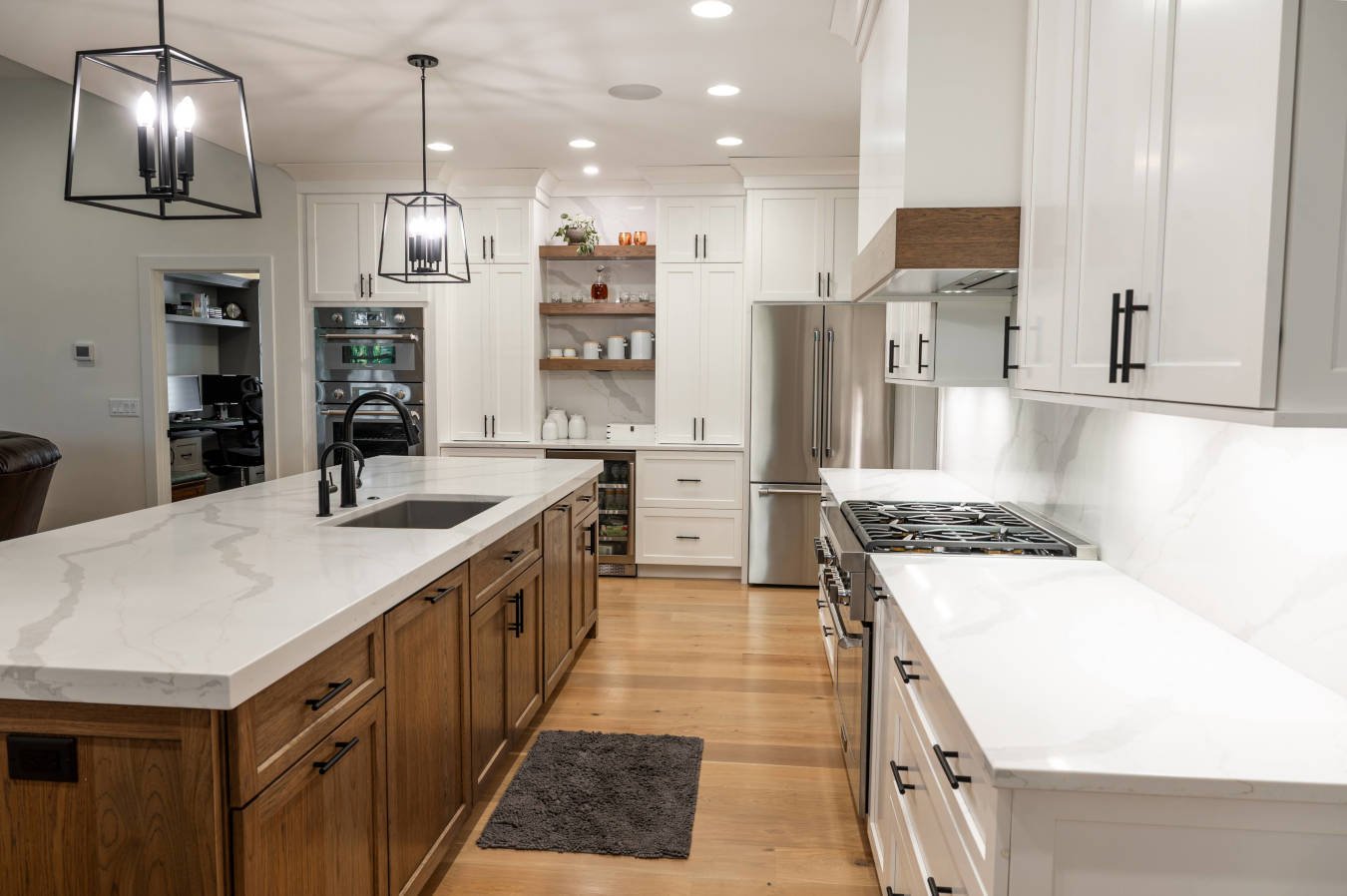 clean modern custom kitchen