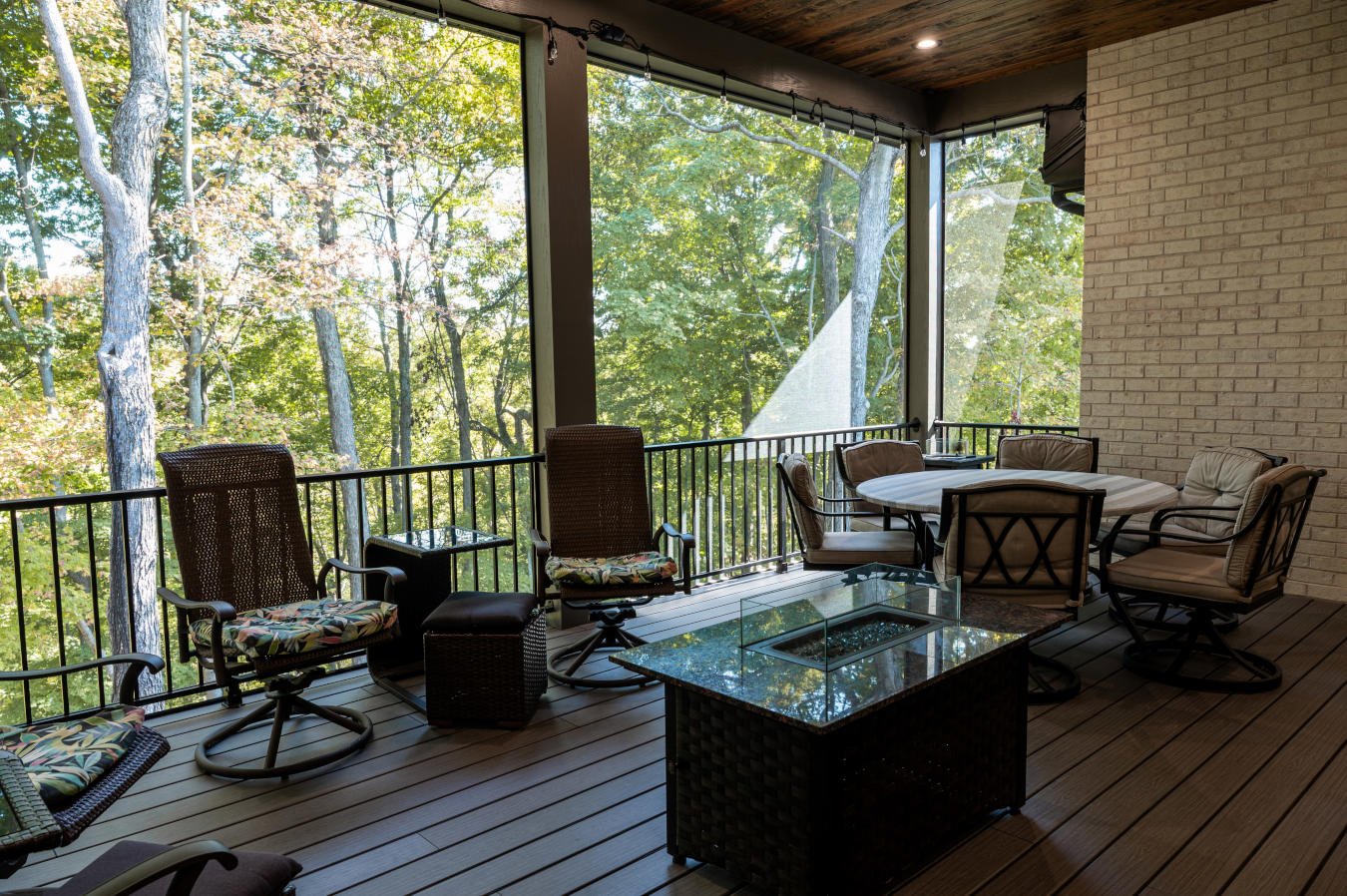 custom home outdoor space