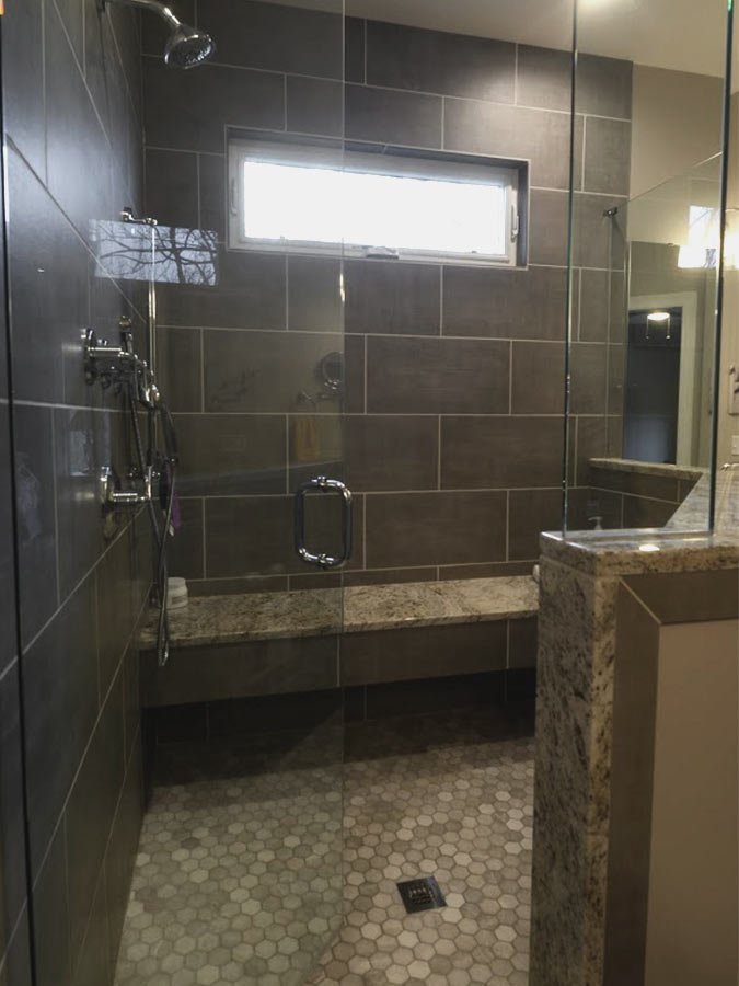 custom home shower