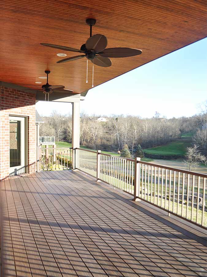 custom home decking